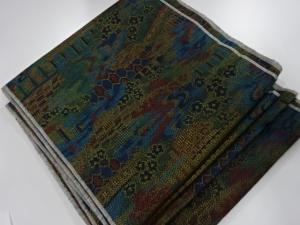 アンティーク　正絹　紬　着尺反物